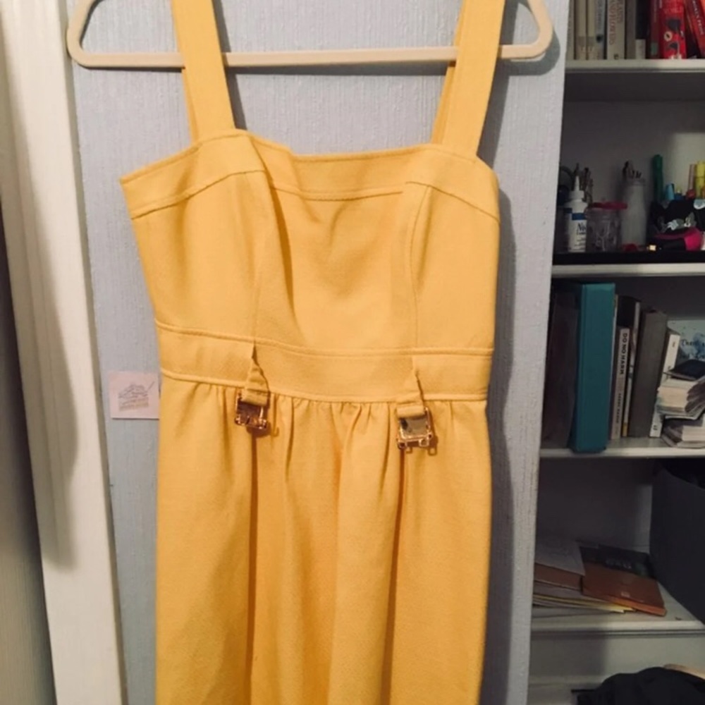 🍓Shoshanna yellow dress